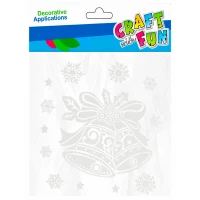 1. Craft With Fun Ozdoba Dekoracyjna Naklejki Na Szybę Dzwonki 501426